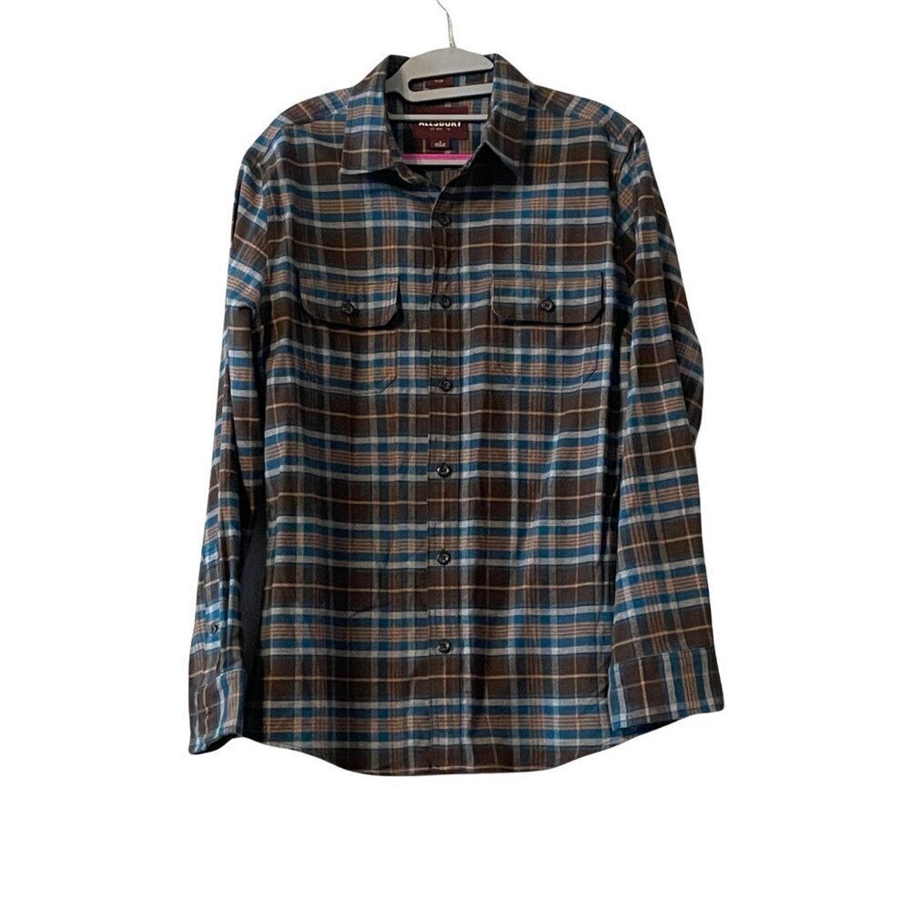 NEW Alesbury Plaid Slim Fit Button Down Shirt Sz. M